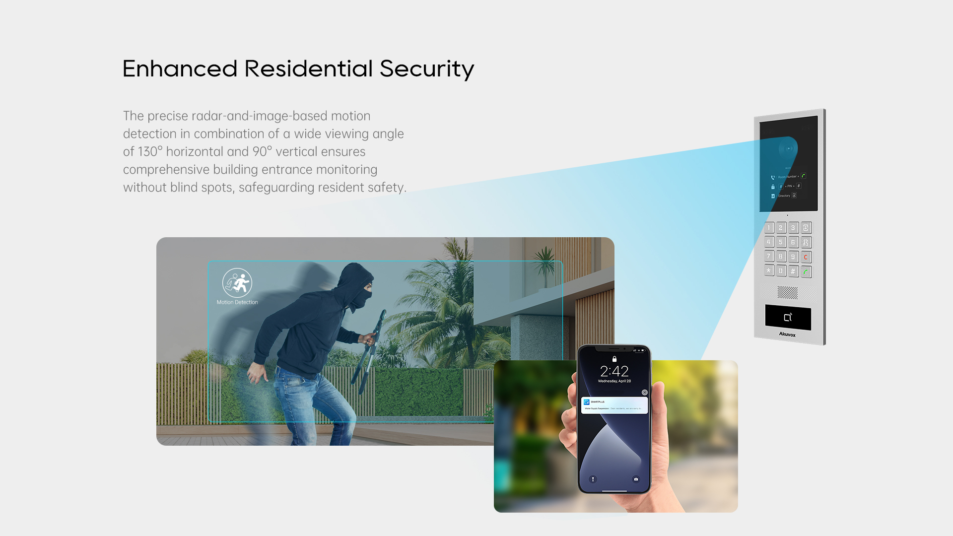  پنل بیرونی آیفون هوشمند Akuvox S532 