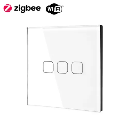 کلید هوشمند 3 پل سری کریستال Moorger Crystal 3Gang Switch