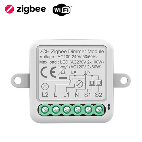 ماژول دیمر 2 کانال بی سیم مورگر Moorger 2Ch Dimmer Module